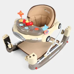 Imported Infantes 2 in 1 Baby Walker & Rocker Made in Taiwan - Brown